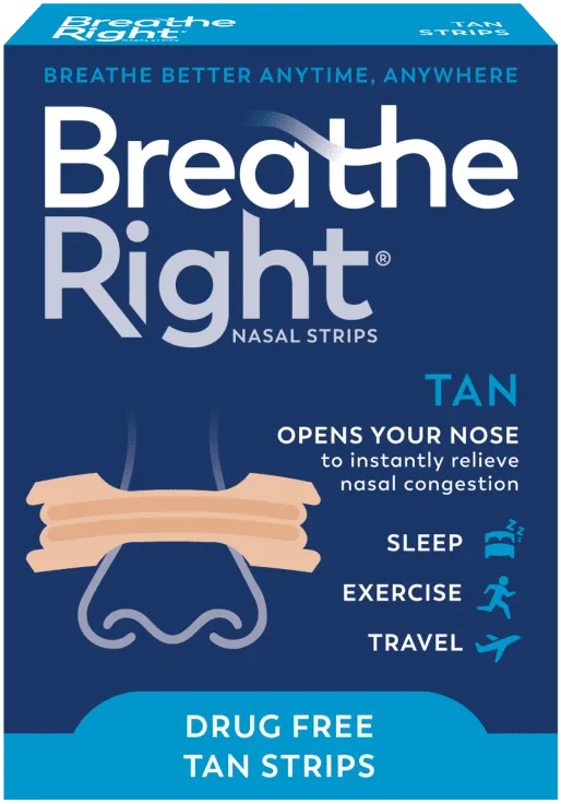 Breathing Nasal Strip - TAN Original
